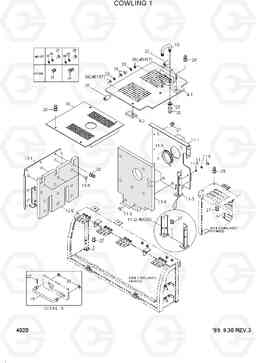 4020 COWLING 1 R250LC-3, Hyundai