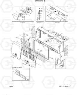 4024 COWLING 5 R250LC-3, Hyundai