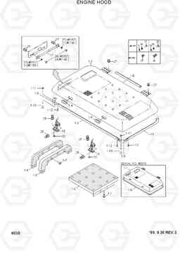 4030 ENGINE HOOD R250LC-3, Hyundai