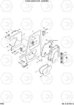 4062 CAB ASSY(3/5, DOOR) R250LC-3, Hyundai