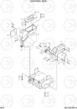 4073 CONSOLE BOX R250LC-3, Hyundai