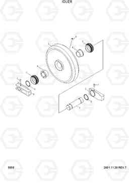 5050 IDLER R250LC-3, Hyundai