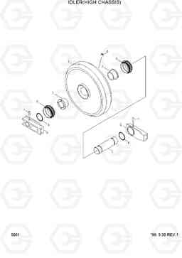 5051 IDLER(HIGH CHASSIS) R250LC-3, Hyundai