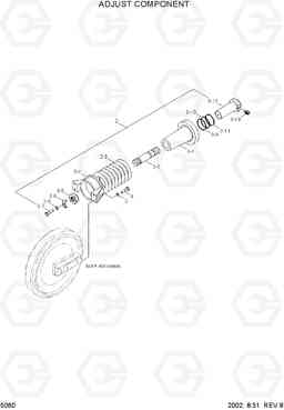 5060 ADJUST COMPONENT R250LC-3, Hyundai