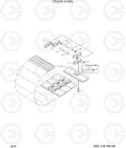 5070 TRACK CHAIN R250LC-3, Hyundai