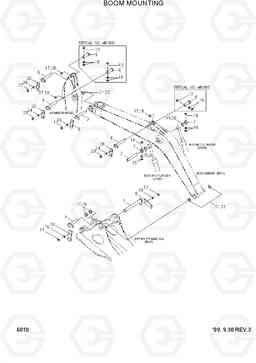 6010 BOOM MOUNTING R250LC-3, Hyundai