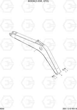 6030 BOOM(5.85M, STD) R250LC-3, Hyundai