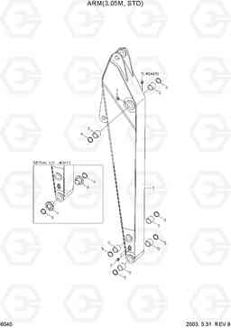 6040 ARM(3.05M, STD) R250LC-3, Hyundai