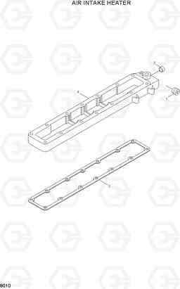 8010 AIR INTAKE HEATER R250LC-3, Hyundai