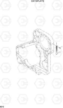 8015 DATAPLATE R250LC-3, Hyundai