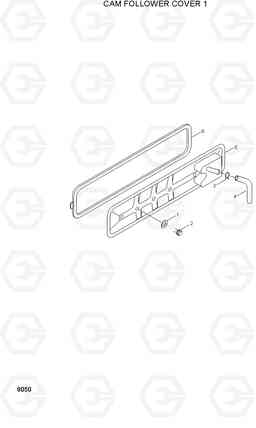 8050 CAM FOLLOWER COVER 1 R250LC-3, Hyundai