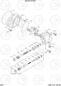 4030 GEAR PUMP R250LC-7, Hyundai