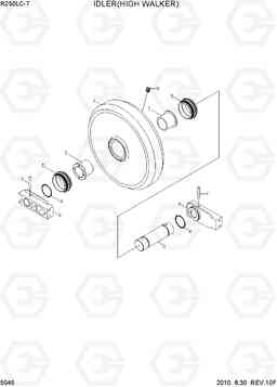 5045 IDLER(HIGH WALKER) R250LC-7, Hyundai