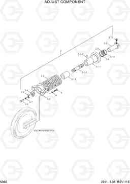 5060 ADJUST COMPONENT R250LC-7, Hyundai