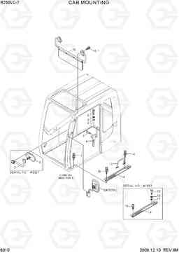 6010 CAB MOUNTING R250LC-7, Hyundai