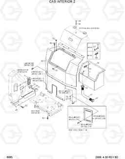 6085 CAB INTERIOR 2 R250LC-7, Hyundai