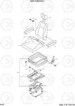 6142 SEAT(#0308-) R250LC-7, Hyundai