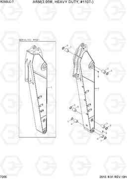 7200 ARM(3.05M, STD) R250LC-7, Hyundai