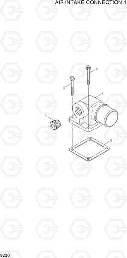 9230 AIR INTAKE CONNECTION 1 R250LC-7, Hyundai