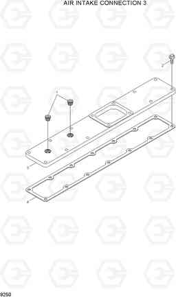 9250 AIR INTAKE CONNECTION 3 R250LC-7, Hyundai
