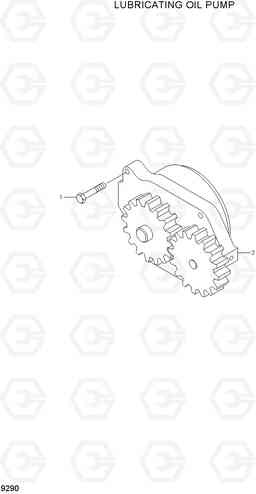 9290 LUBRICATING OIL PUMP R250LC-7, Hyundai