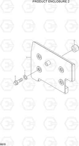 9310 PRODUCT ENCLOSURE 2 R250LC-7, Hyundai