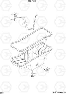 9330 OIL PAN 1 R250LC-7, Hyundai