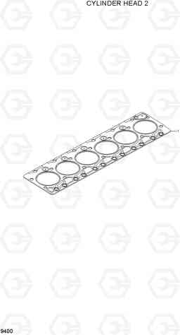 9400 CYLINDER HEAD 2 R250LC-7, Hyundai