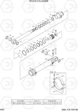 4240 STICK CYLINDER(LOG LOADER) R250LC-7A, Hyundai