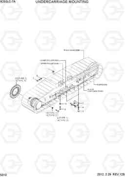5010 UNDERCARRIAGE MOUNTING R250LC-7A, Hyundai