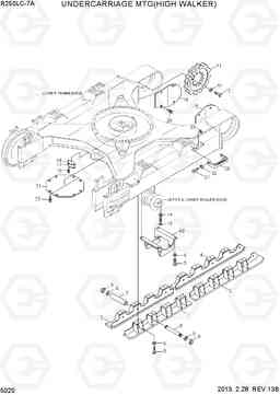 5020 UNDERCARRIAGE MTG(HIGH WALKER) R250LC-7A, Hyundai