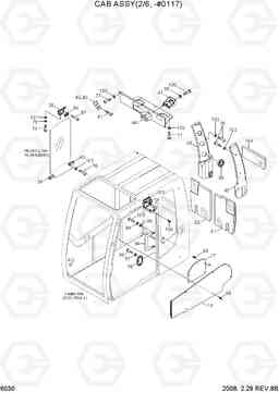 6030 CAB ASSY(2/6, -#0117) R250LC-7A, Hyundai