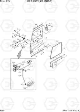 6050 CAB ASSY(4/6, DOOR) R250LC-7A, Hyundai