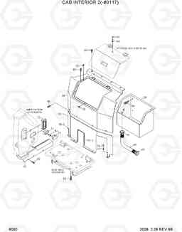 6090 CAB INTERIOR 2(-#0117) R250LC-7A, Hyundai