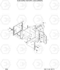 6245 SIDE COWL ASSY(RH, LOG LOADER) R250LC-7A, Hyundai