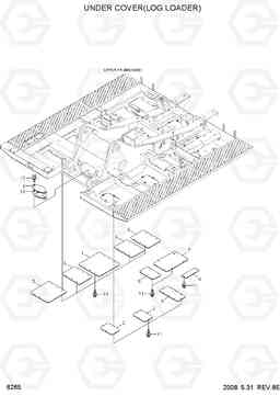 6265 UNDER COVER(LOG LOADER) R250LC-7A, Hyundai