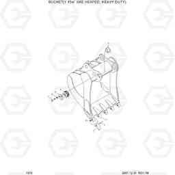 7370 BUCKET(1.15M3 SAE HEAPED, HEAVY DUTY) R250LC-7A, Hyundai
