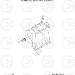 7380 BUCKET(1.46M3 SAE HEAPED, HEAVY DUTY) R250LC-7A, Hyundai