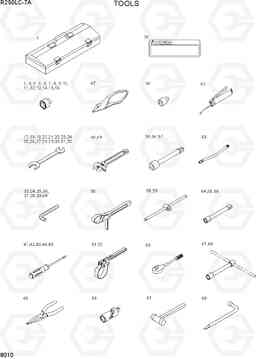 8010 TOOLS R250LC-7A, Hyundai