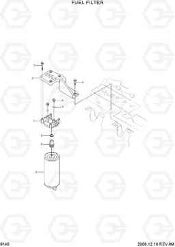 9140 FUEL FILTER R250LC-7A, Hyundai