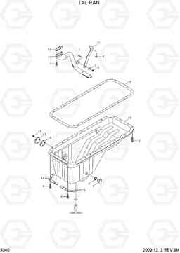 9340 OIL FAN R250LC-7A, Hyundai