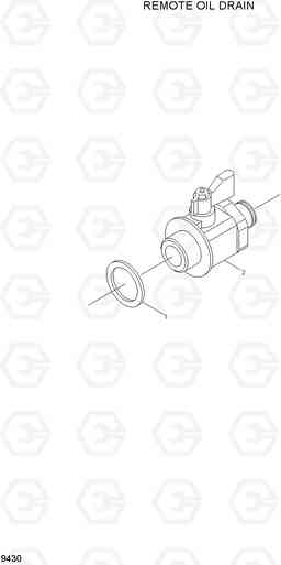 9430 REMOTE OIL DRAIN R250LC-7A, Hyundai