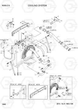 1040 COOLING SYSTEM R250LC-9, Hyundai
