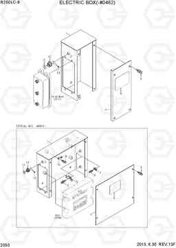 2050 ELECTRIC BOX(-#0462) R250LC-9, Hyundai