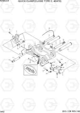 3452 QUICK CLAMP(CLOSE TYPE 2, -#0470) R250LC-9, Hyundai