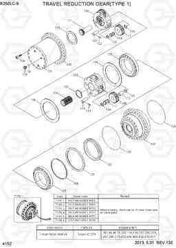 4152 TRAVEL REDUCTION GEAR(TYPE 1) R250LC-9, Hyundai