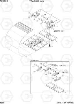 5050 TRACK CHAIN R250LC-9, Hyundai