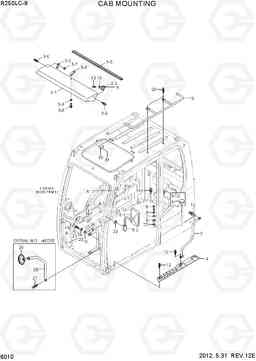 6010 CAB MOUNTING R250LC-9, Hyundai