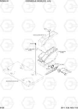 6120 CONSOLE BOX(2/2, LH) R250LC-9, Hyundai