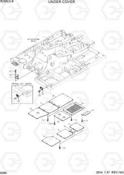 6260 UNDER COVER R250LC-9, Hyundai